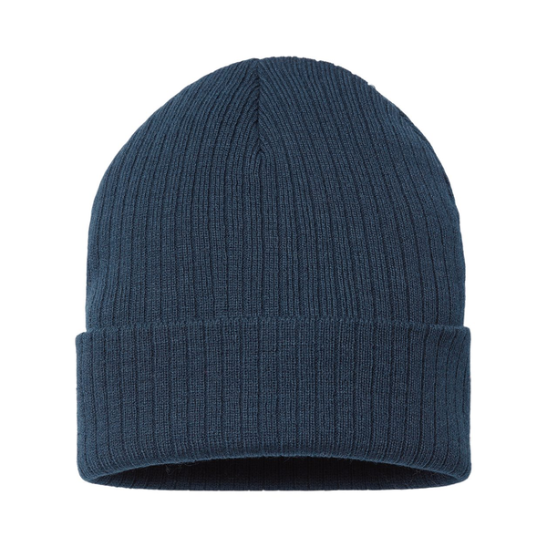 Atlantis® Sustainable Recycled Poly/Acrylic Rib Cuffed Beanie