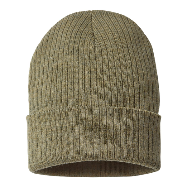 Atlantis® Sustainable Recycled Poly/Acrylic Rib Cuffed Beanie