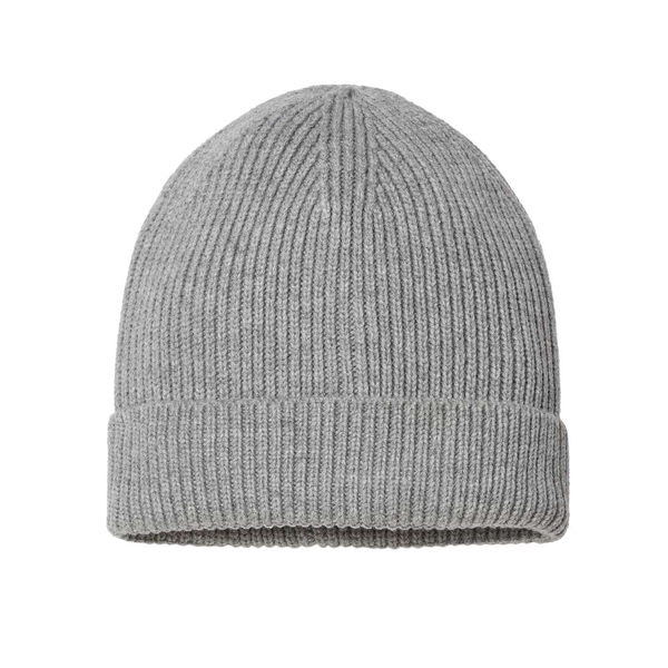 Atlantis® Sustainable Fine Rib Recycled Poly/Acrylic Cuffed Beanie