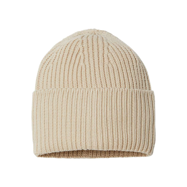 Atlantis® Sustainable Chunky Rib Poly/Acrylic Cuffed Beanie