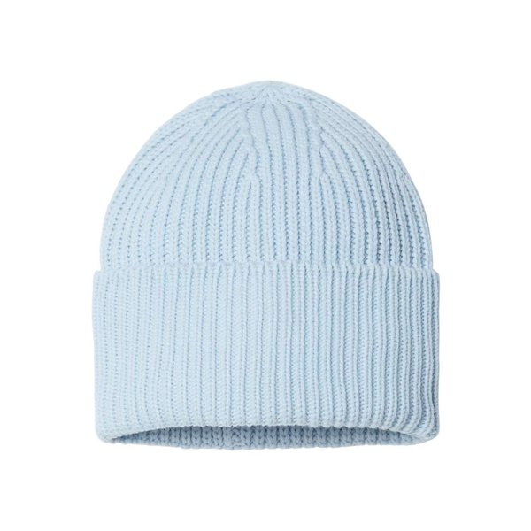 Atlantis® Sustainable Chunky Rib Poly/Acrylic Cuffed Beanie