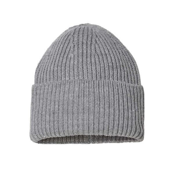 Atlantis® Sustainable Chunky Rib Poly/Acrylic Cuffed Beanie