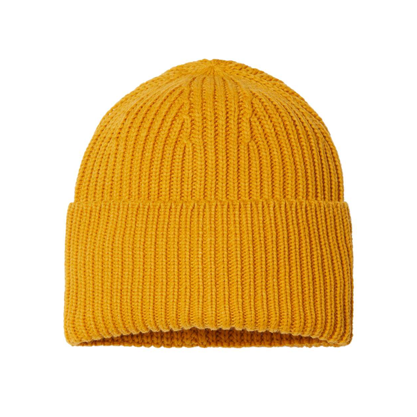 Atlantis® Sustainable Chunky Rib Poly/Acrylic Cuffed Beanie