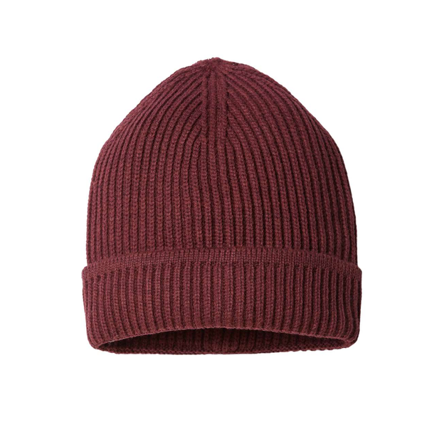 Atlantis® Sustainable Poly/Acrylic Finish Edge Cuffed Beanie