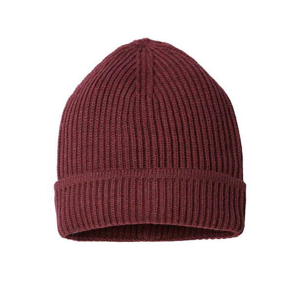 Atlantis® Sustainable Poly/Acrylic Finish Edge Cuffed Beanie