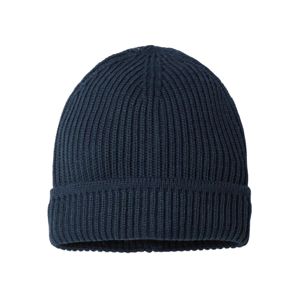 Atlantis® Sustainable Poly/Acrylic Finish Edge Cuffed Beanie