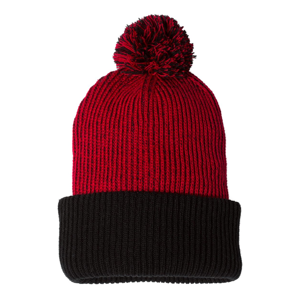 Sportsman™ 12" Speckled Pom-Pom Acrylic Cuffed Beanie
