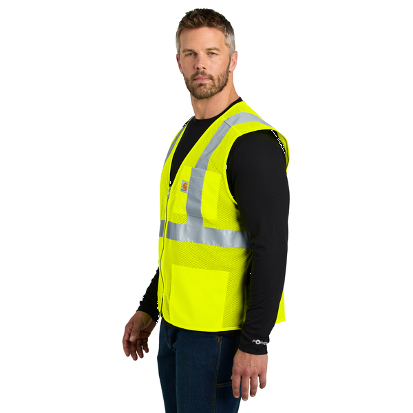 Carhartt® ANSI Class 2 Polyester Mesh Zip-Front Vest
