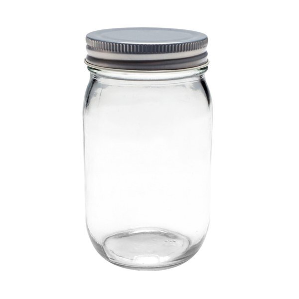 Homemade Canning Lids Mason Jar, 16oz.