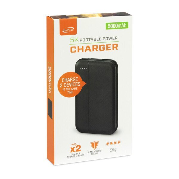 iLive™ Power Bank, 5000mAh