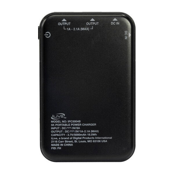 iLive™ Power Bank, 5000mAh