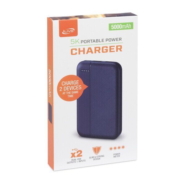 iLive™ Power Bank, 5000mAh