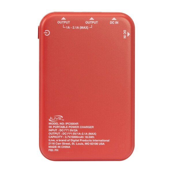 iLive™ Power Bank, 5000mAh