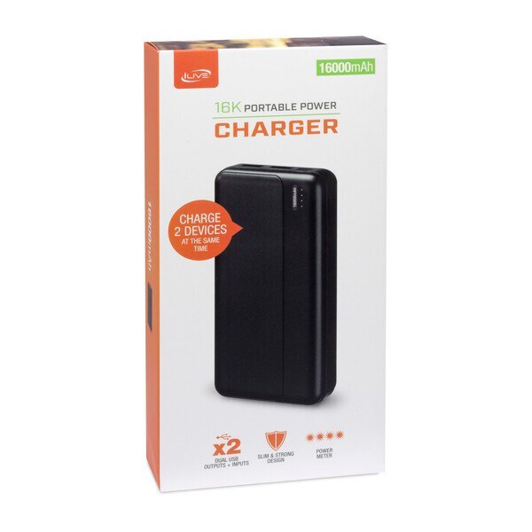 iLive™ Power Bank, 16000mAh