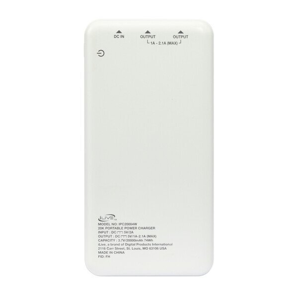 iLive™ Power Bank, 20000mAh
