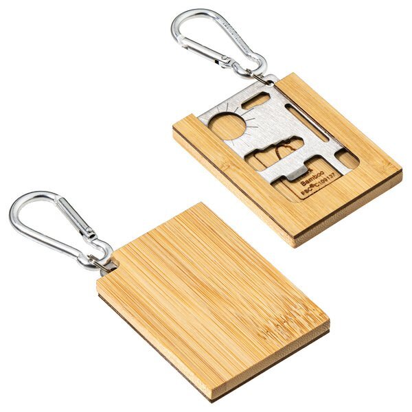 Best Buddy Tools® FSC® Bamboo Multi-Tool w/ Carabiner