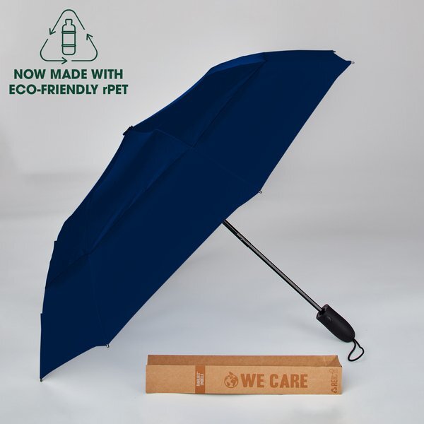 Sport Challenger Auto Open Folding Umbrella rPET, 46" Arc
