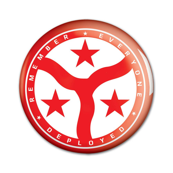 Round Safety Pin Back Button, 2-1/2"