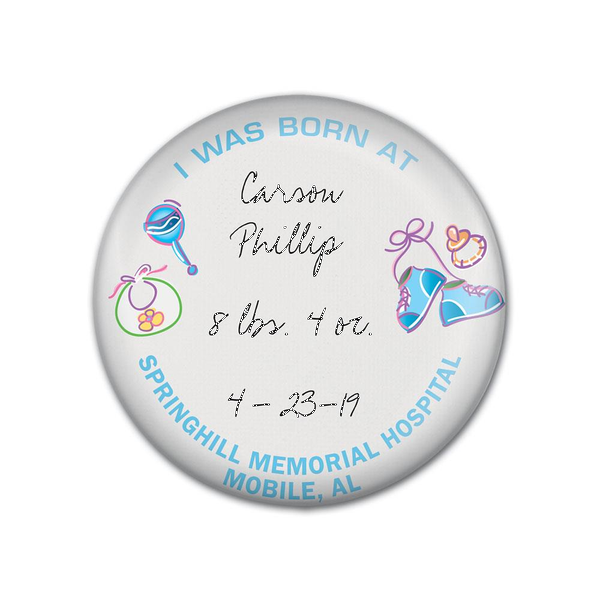 Keepsake Round Button, 2-1/4"