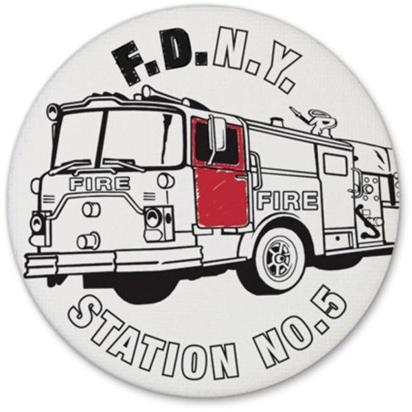 Keepsake Round Button, 3-1/2"