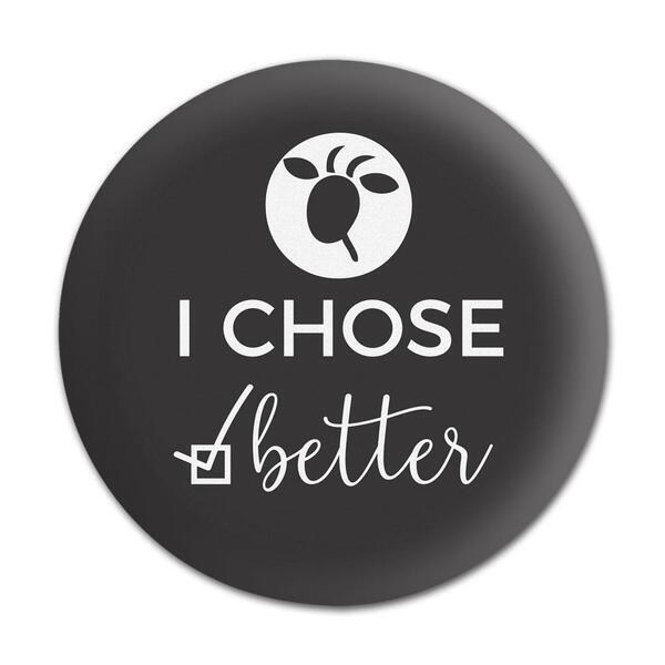 Round Matte Button, 2.5"