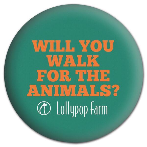 Round Matte Button, 3.5"