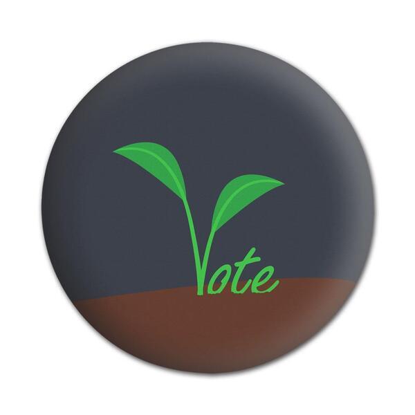 Round Matte Button, 2"