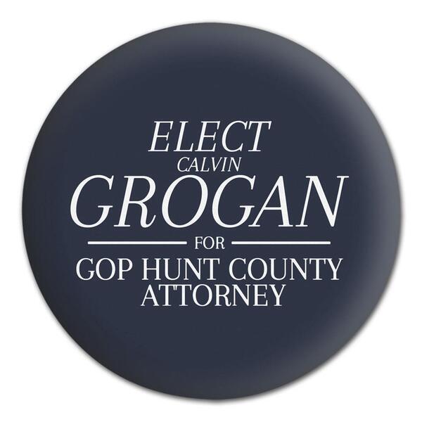 Round Matte Button, 2.25"