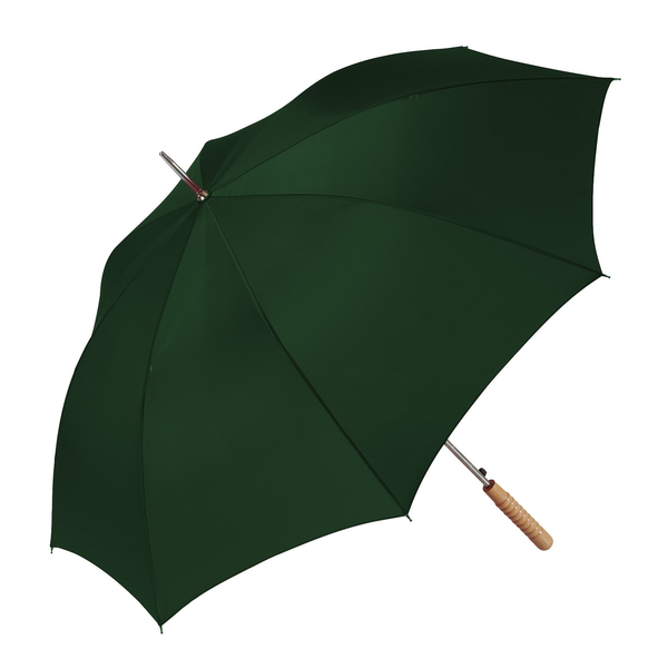 Wood Handle Auto Open Stick Umbrella, 48" Arc