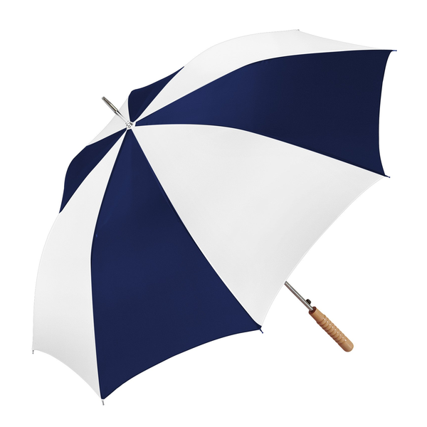 Wood Handle Auto Open Stick Umbrella, 48" Arc