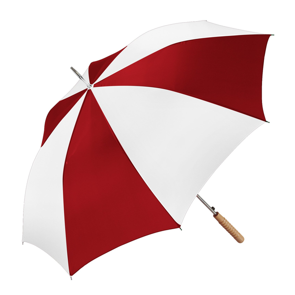 Wood Handle Auto Open Stick Umbrella, 48" Arc
