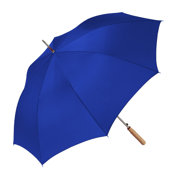 Wood Handle Auto Open Stick Umbrella, 48" Arc