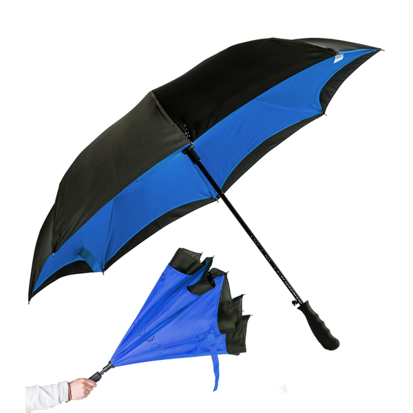 Rebel Inverted Auto Close Umbrella, 48" Arc