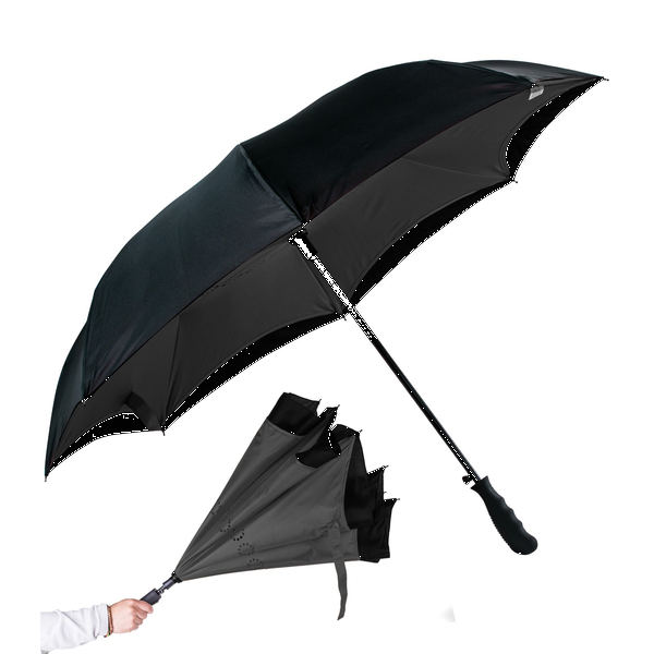 Rebel Inverted Auto Close Umbrella, 48" Arc