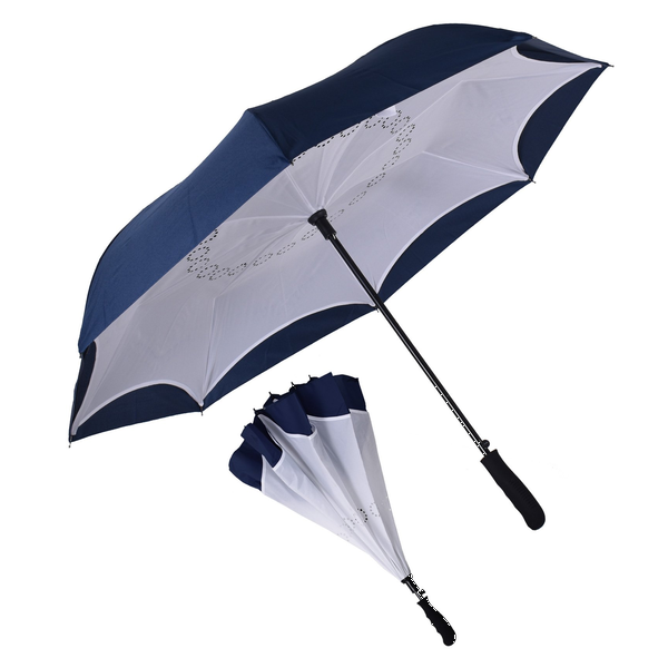 Rebel Inverted Auto Close Umbrella, 48" Arc
