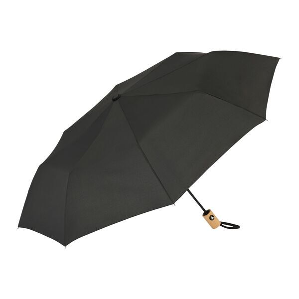 Recycled Folding Auto Open Umbrella, 42" Arc