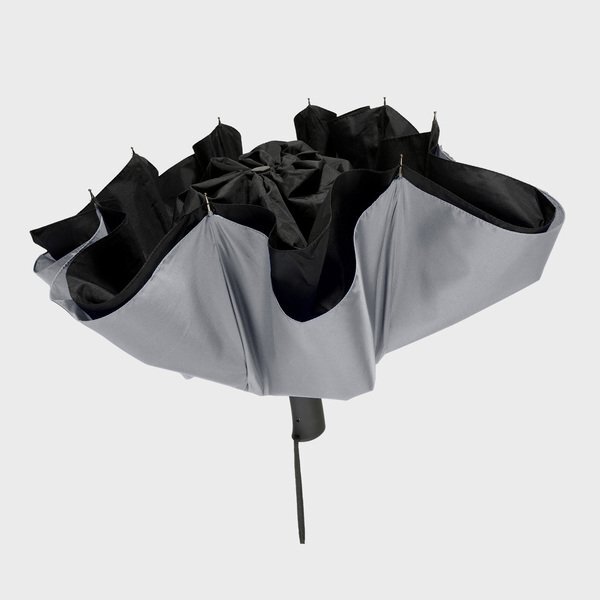 Comfort Grip Auto Open/Close Inverted Folding Umbrella, 46" Arc