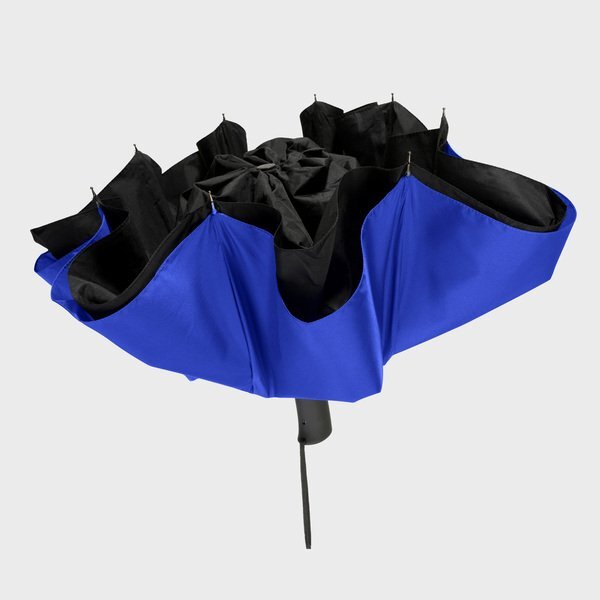 Comfort Grip Auto Open/Close Inverted Folding Umbrella, 46" Arc