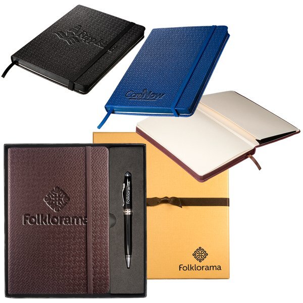 Textured Tuscany™ Journal w/Executive Stylus Pen Set