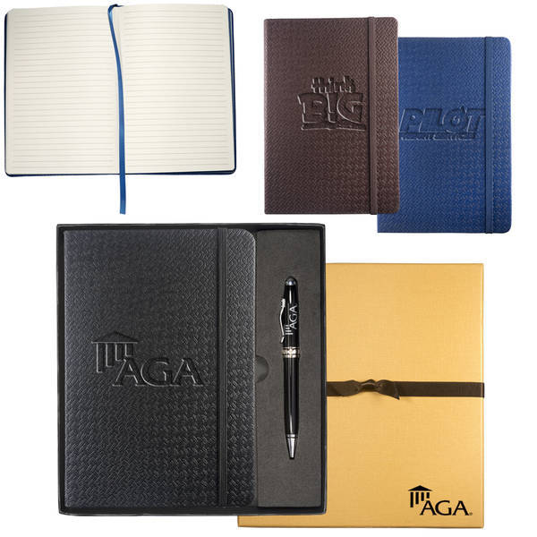 Textured Tuscany™ Journal w/Executive Stylus Pen Set