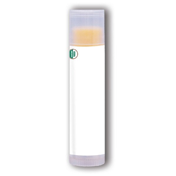 Organic Unflavored Lip Balm, USDA Certified