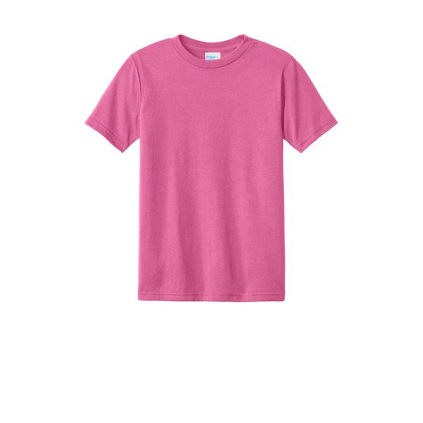 Port & Company® CVC Cotton/Poly Youth Tee