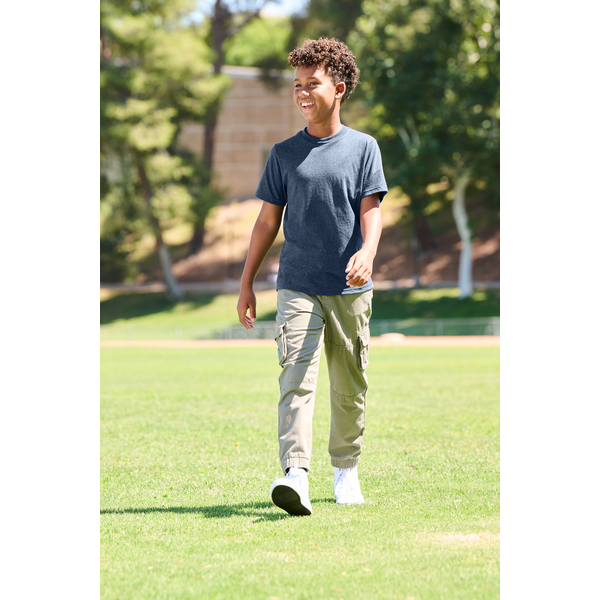 Port & Company® CVC Cotton/Poly Youth Tee