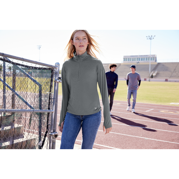New Era® Power Poly/Spandex Ladies' 1/2 Zip