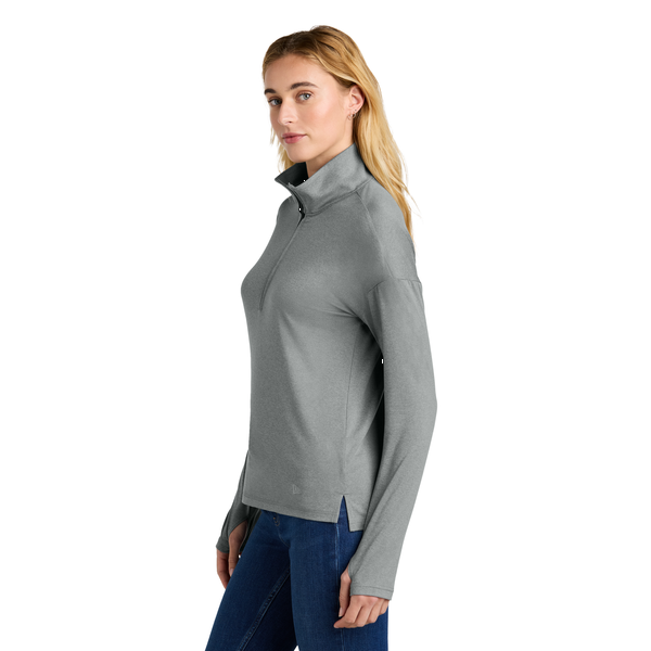 New Era® Power Poly/Spandex Ladies' 1/2 Zip