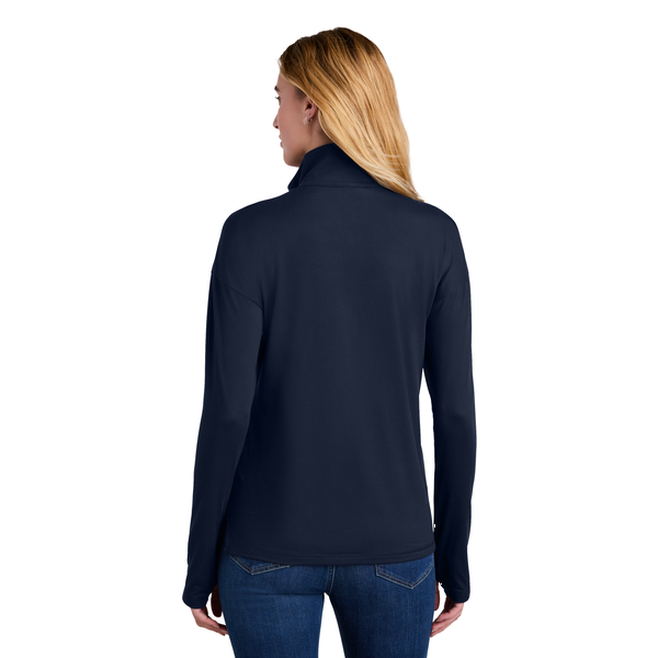 New Era® Power Poly/Spandex Ladies' 1/2 Zip
