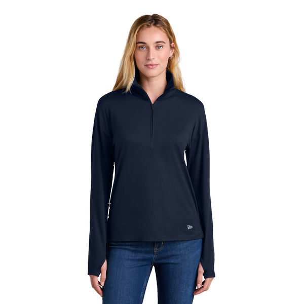 New Era® Power Poly/Spandex Ladies' 1/2 Zip
