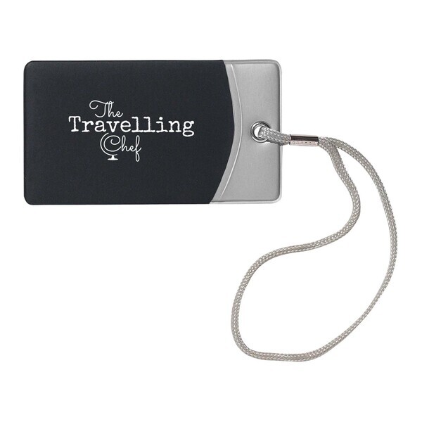Two-Tone Vinyl Luggage Tag