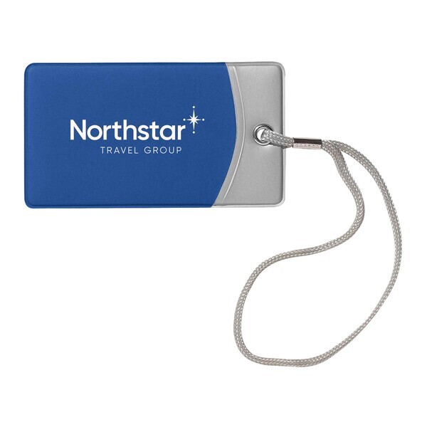 Two-Tone Vinyl Luggage Tag