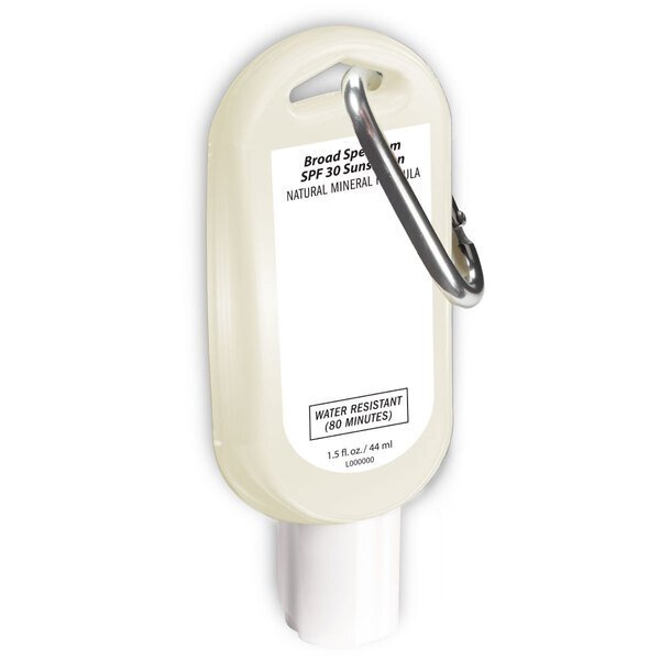 Mineral SPF 30 Broad Spectrum Sunscreen Tottle w/ Carabiner, 1.5oz